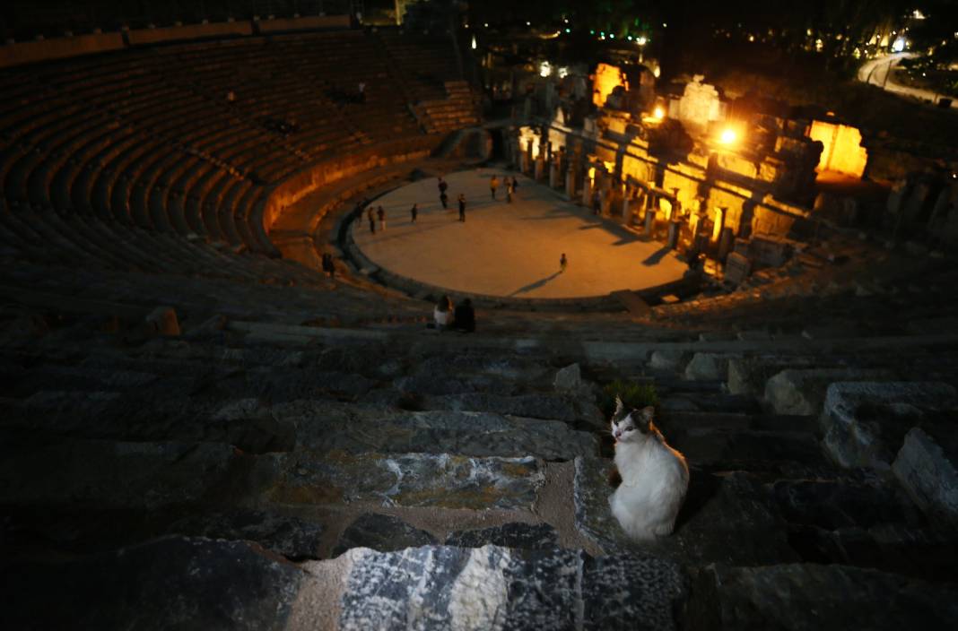 Gece Müzeciliği Uygulaması Başlatılan Efes, Güneş Battıktan Sonra Da Muhteşem Görünüyor 5